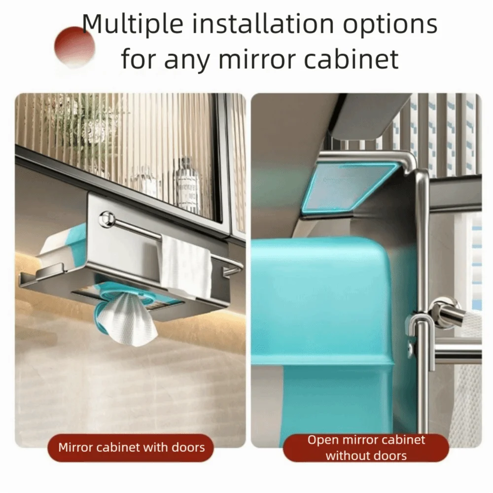 

Углеродистая сталь под шкафом, держатель для бумажных полотенец, чистый цвет, нержавеющий держатель для рулонной бумаги, водонепроницаемый настенный держатель для туалетной бумаги