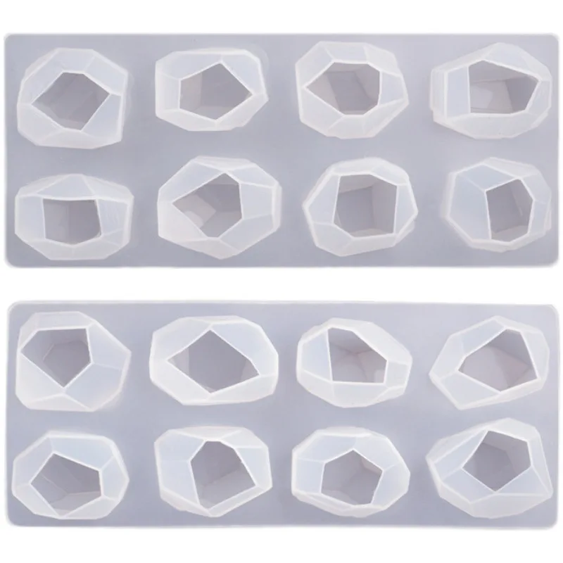 2PCS DIY Stone Shape Silicone Mold Soap Mold Silicone Mold for Resin 3d Silicone Mold for Candle Making