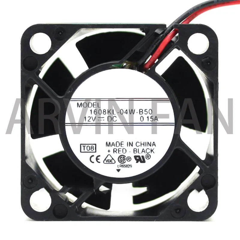 

COOLING REVOLUTION 1608KL-04W-B50 4cm 40mm Fan 4020 40x40x20mm 12V 0.15A Double Ball Bearing Large Air Volume Cooling Fan