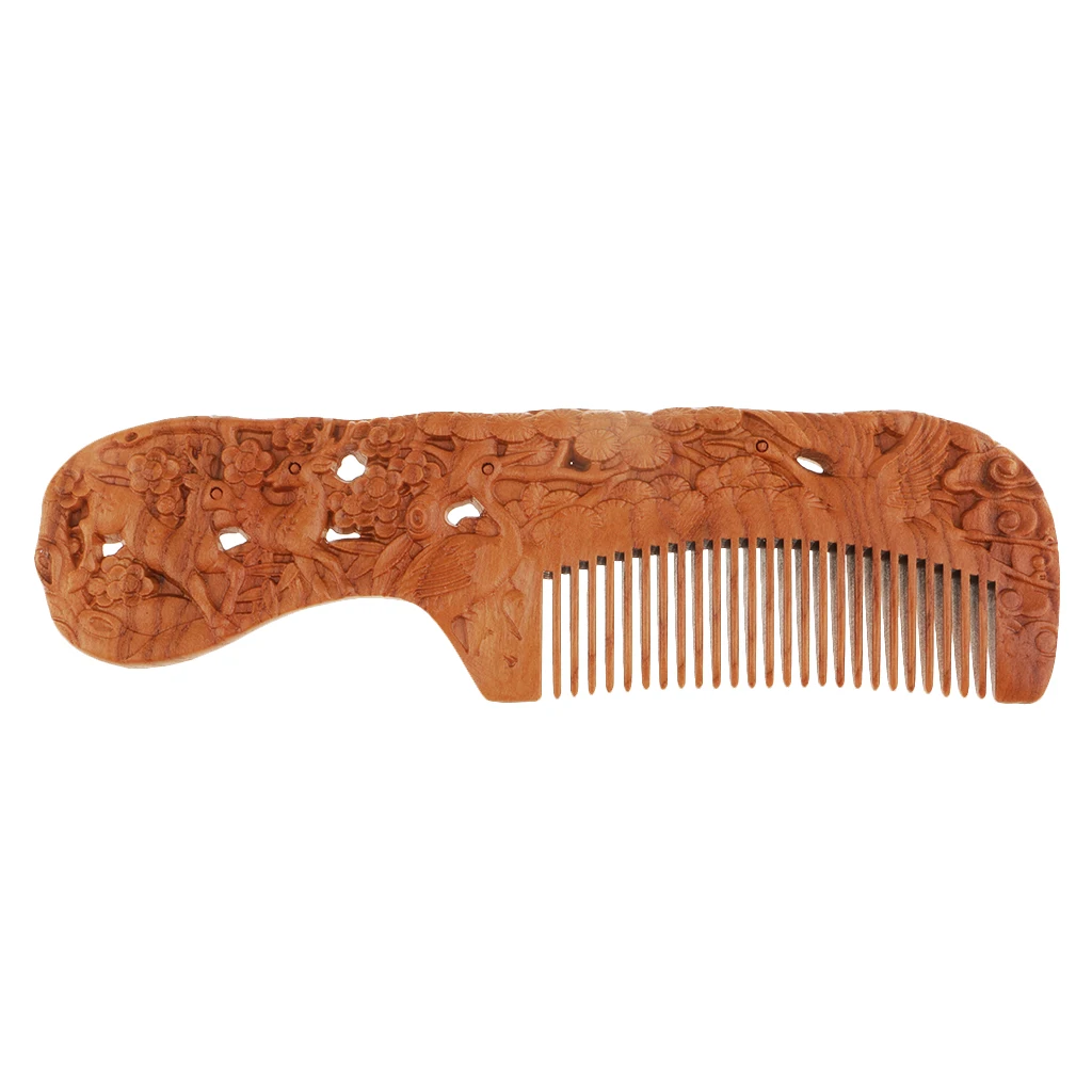 

Wooden Hair Comb Walnut Anti-Static Massage Care Comb Hair Styling Tool