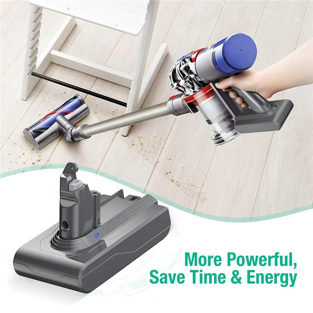 ABZA-21.6V V6 DC62 адаптер для аккумулятора + передние/задние фильтры замена для Dyson V6 SV04 SV03 DC58 DC59 DC61 DC74 животное DC72 вакуум