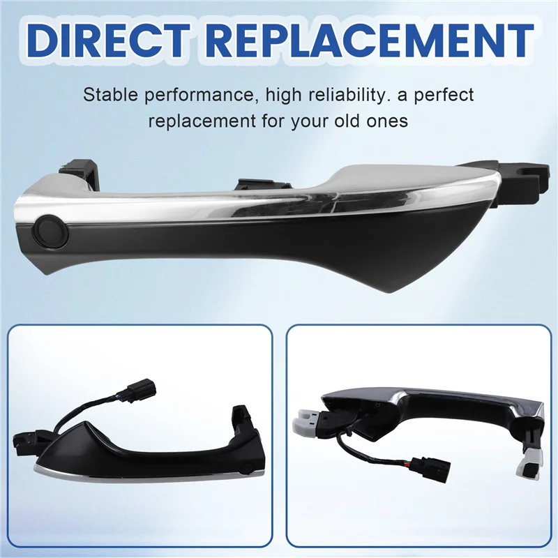 

Superior-Front Door Handle With Inductive Button Comfort Access For Honda Accord 2008-2012 Exterior Handle Pull