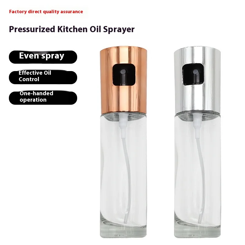 

2/1 Pack Glass Oil Spray for Cooking Spray Bottle Olive Oil Sprayer Mister for BBQ ALAD Baking Roasting Grilling