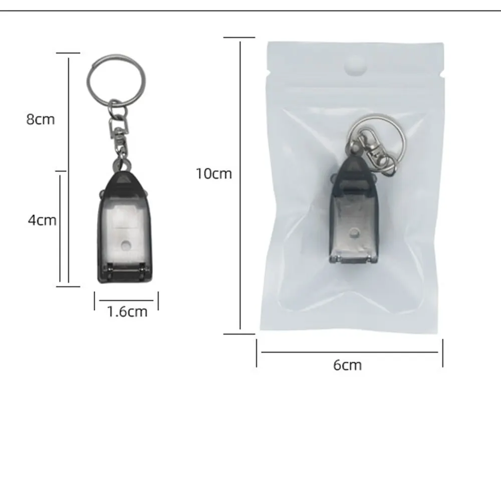 2023 Hot Best New Seller Mini Portable Nail Clipper Plastic Handle Rotary Nail Clipper with Key Ring from China Factory