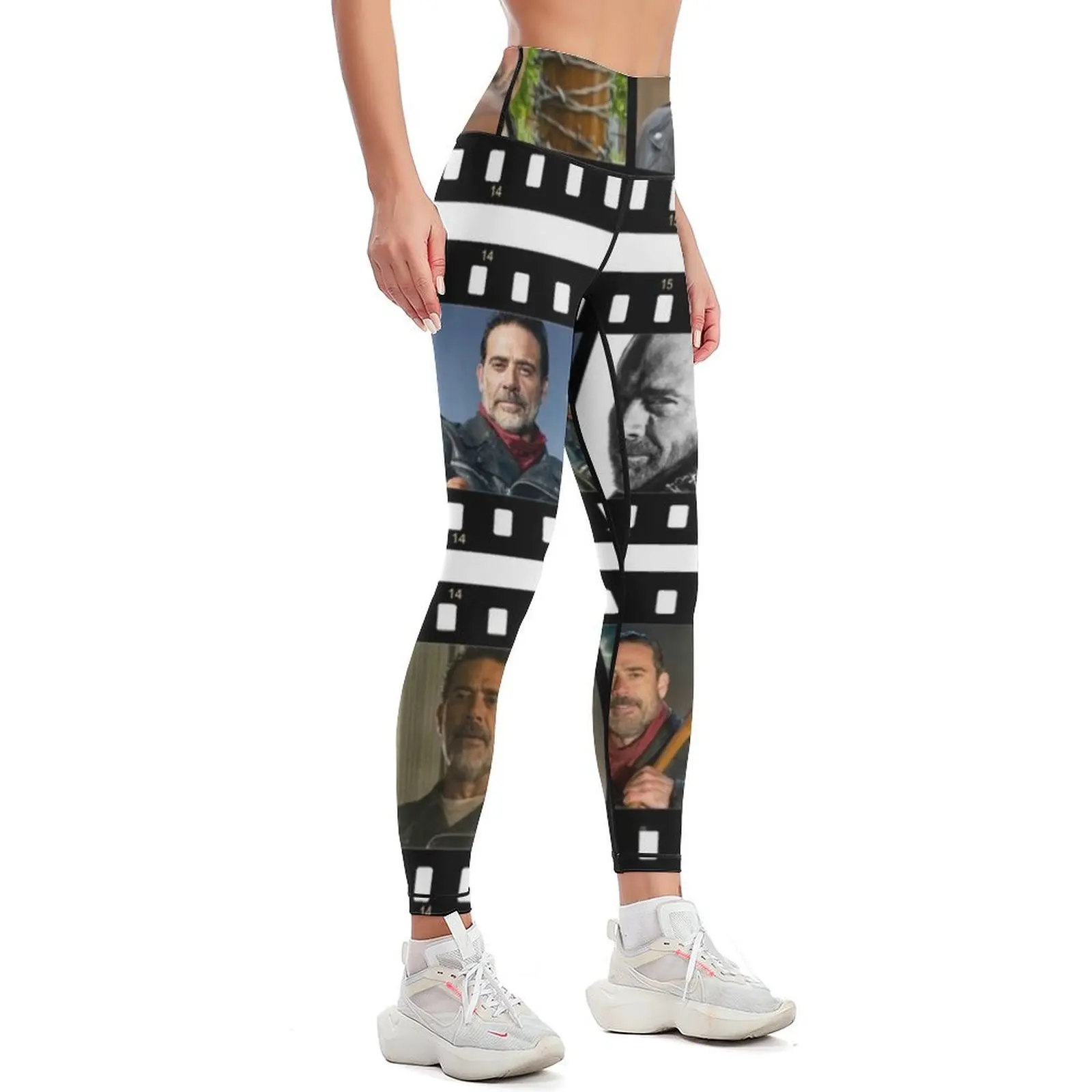 Jeffrey Dean Morgan Negan Leggings Fitness studio Frauen Fitness Set Gym Sportswear für Gym Damen Leggings