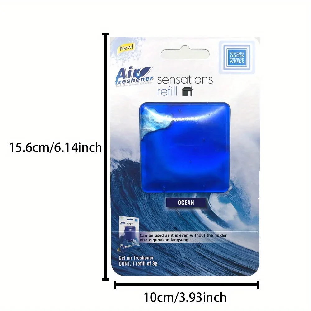 Air Freshener Gel Refill Variety Pack - Multiple Scents (Berry, Fruit, Jasmine & More) for Continuous Freshness