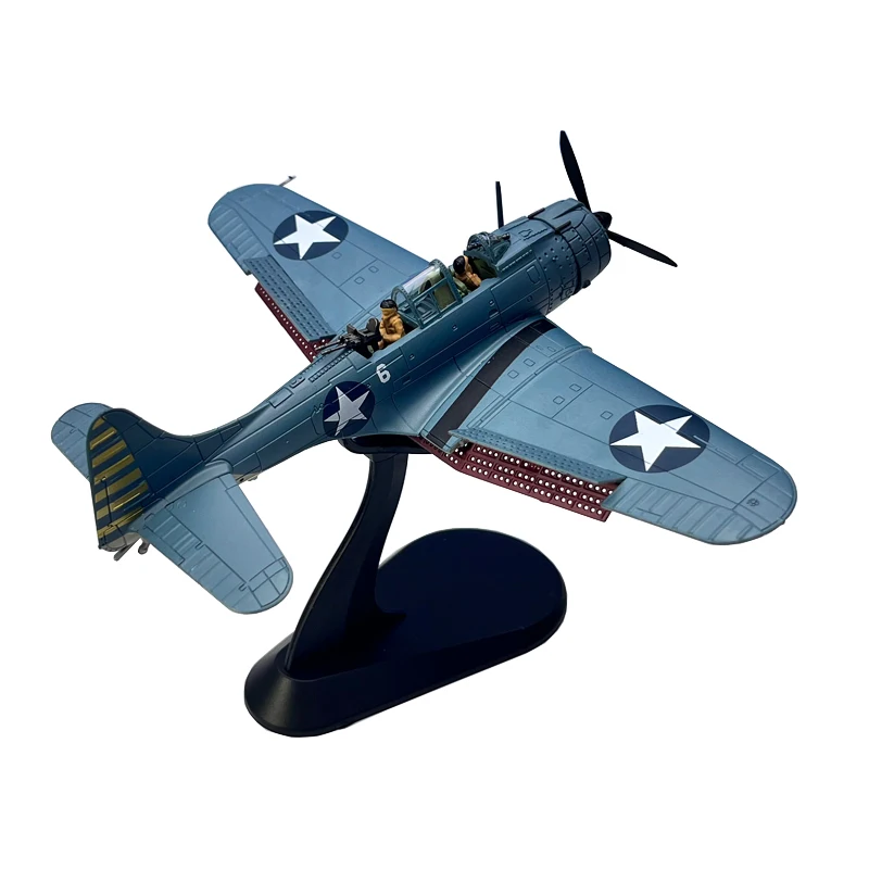 1:72 1/72 Scale WWII SBD Midway Dauntless Dive Bomber Battle Finished Diecast Metal Plane Aircraft Military Model Gift Toy