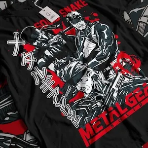 MGS1 - Snake shirt, Metal gear Solid retro shirt, Gift for fans, Snake & Raiden MGS Sons Of Liberty Unisex T-shirt