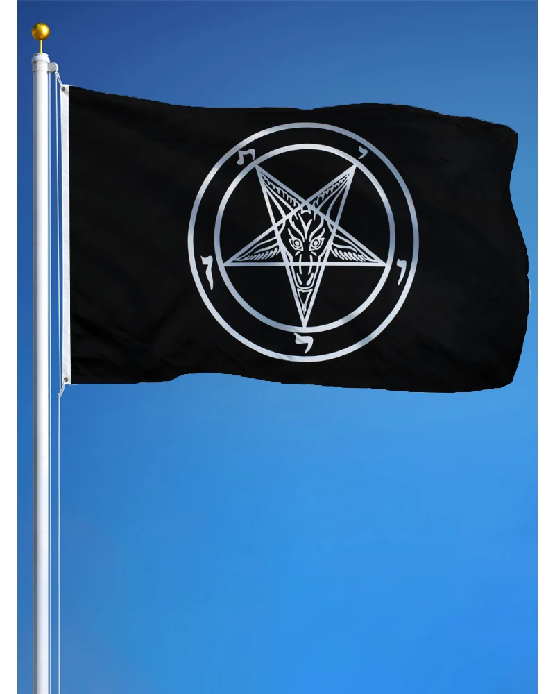 60x90cm 90x150cm Satan Flag Banner Tapestry