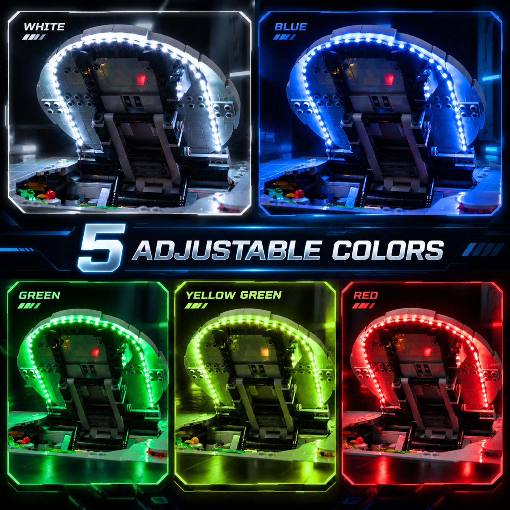 Kyglaring LED Light Kit Suitable for Lego PlayStation 72306 Building Blocks Not Include Lego Building