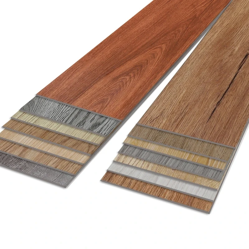 10pcs 91x15cm PVC Floor Wall Sticker Self-adhesive Sticker Waterproof Thickened Wood Grain Floor Sticker Living Room Toilet wall