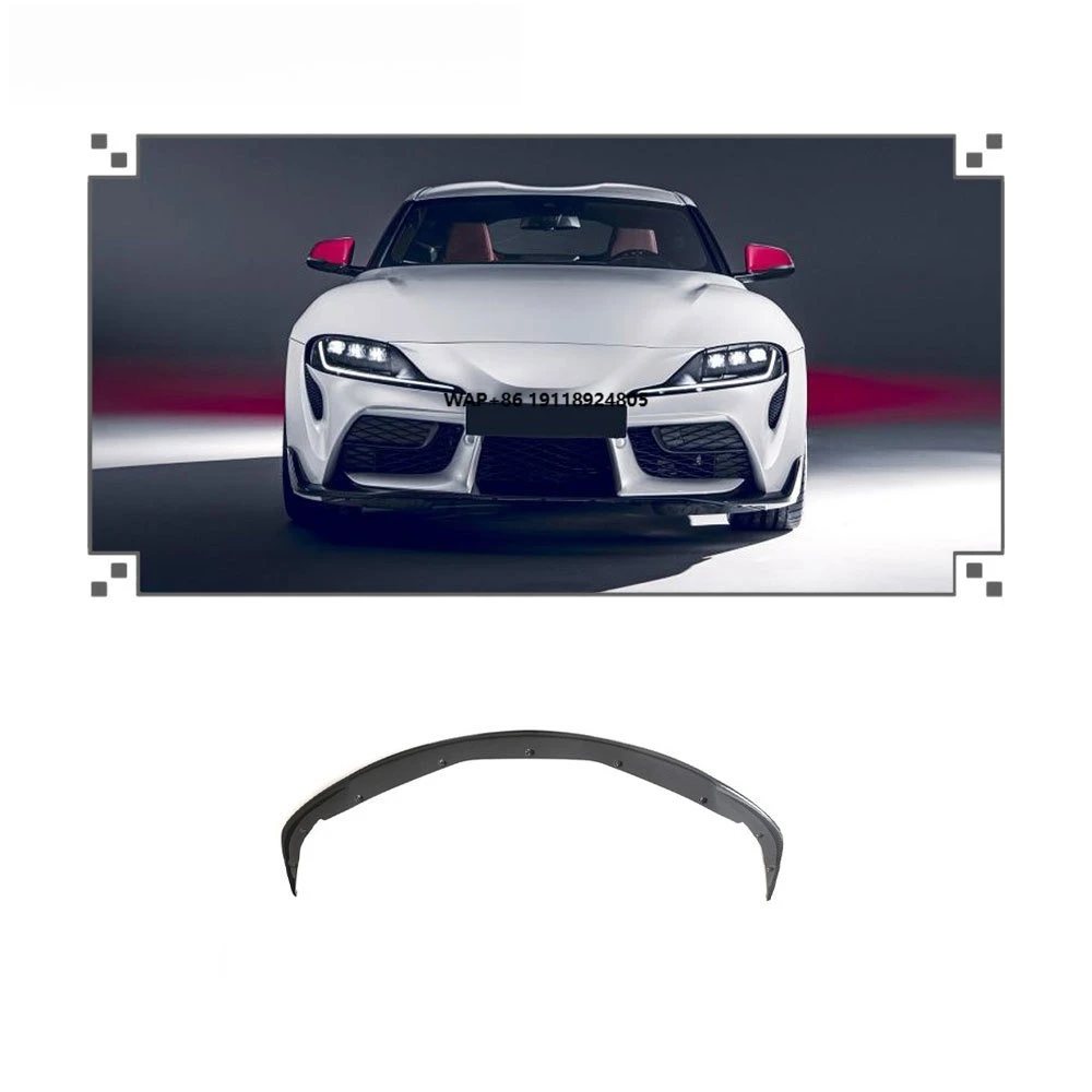

High Quality Dry Carbon Fiber Front Bumper Lip for Supra 2019-2020 Front Lip