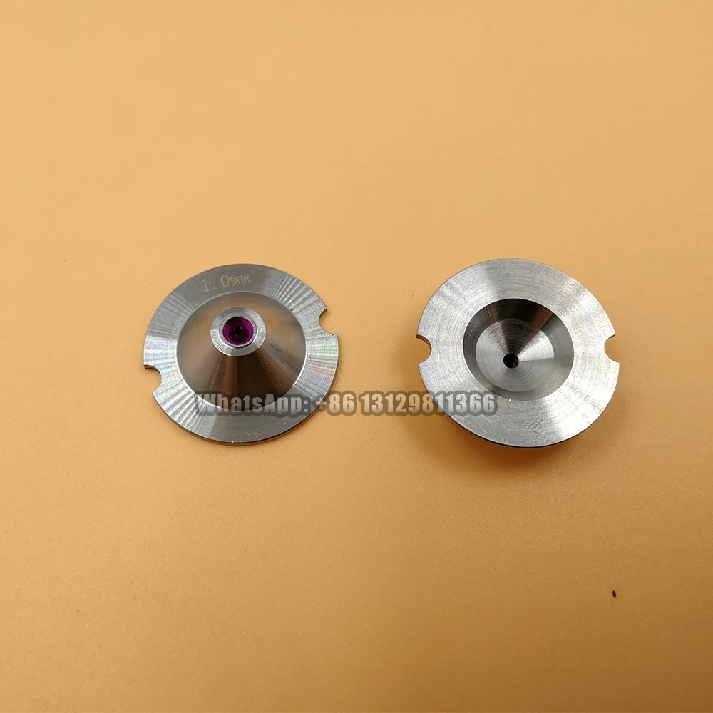 Disc Type Stainless Steel Paper Edge Trimming Nozzle Ruby Core Cutting Cleaning Solid Stream Needle Type Nozzle