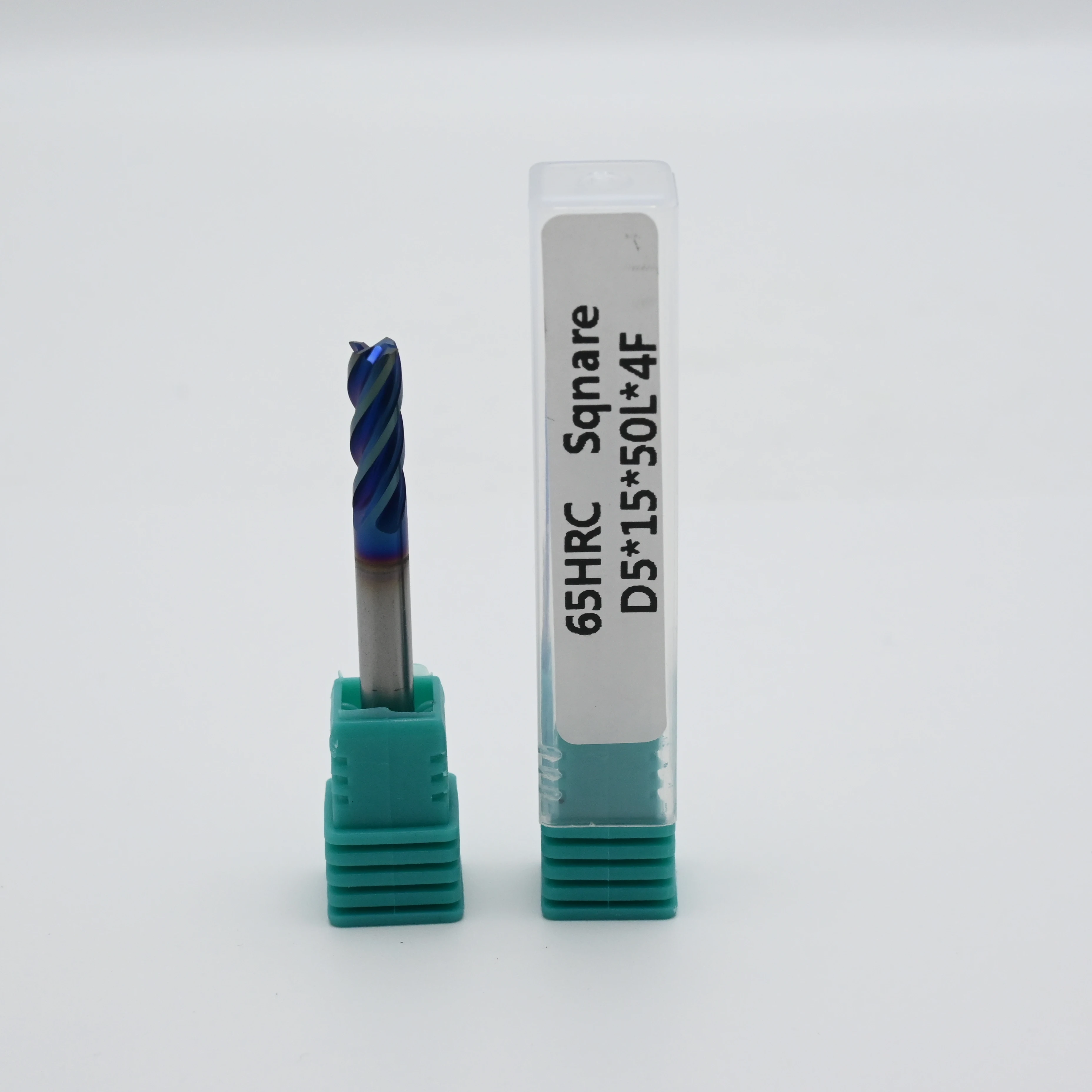 

65HRC Square End Mill - D5*15*50L 4 Flutes Carbide Milling Cutter for CNC Machining (Customizable ODM/OEM)