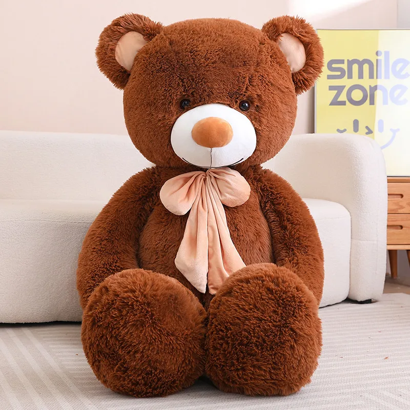 Reuze Teddybeer Pluche Speelgoed 80-120cm Zacht Knuffeldier Grote Kussenpop voor Verjaardag Valentijnsdag Cadeau voor Vriendin
