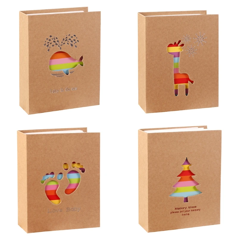 Kraft Photo Album Slip-in Hold 200 Pockets for 5.0
