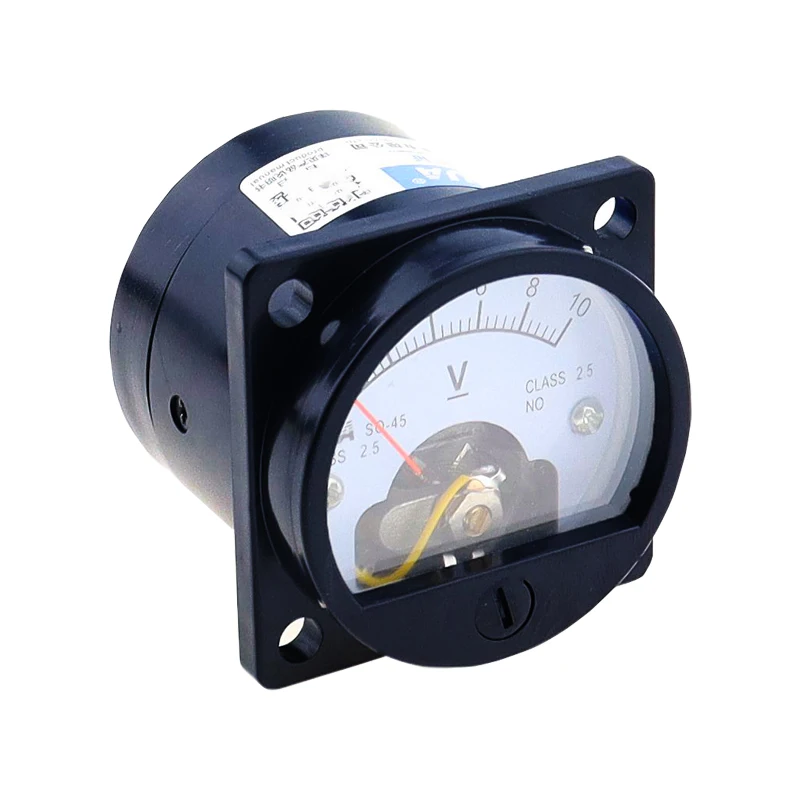 SO-45 DC Anlog Voltmeter 1V2V3V5V10V15V20V30V40V50V100V150V200V250V300V400V450V500V voltage panel meter