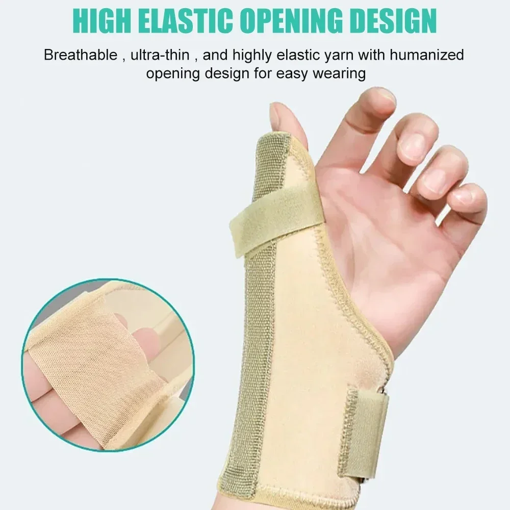 1PCS Compression Thumb Brace Wrist Stabilizer -Thumb Splint for BlackBerry Thumb,Sprains,Tendonitis, Arthritis Pain Relief