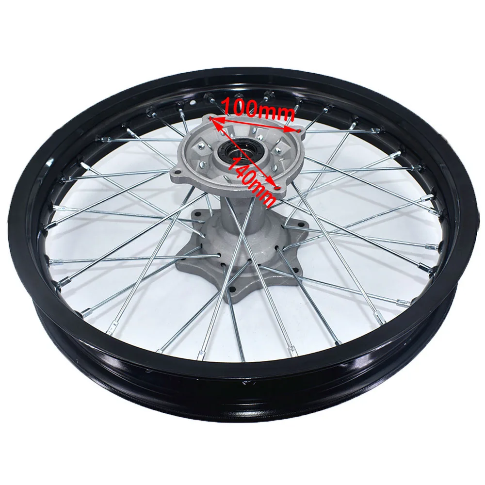 Motorcycle 2.15-18 inch Rear Rims Aluminum Alloy Wheel Rims with Sprocket brake disc For CRF250R/X CRF450R/X Motorcycle Bike