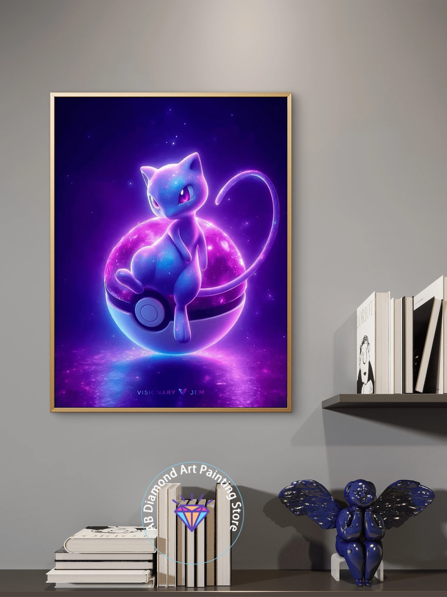 Pokémon Handsome Mewtwo Cartoo - Resin Art Gift review and price