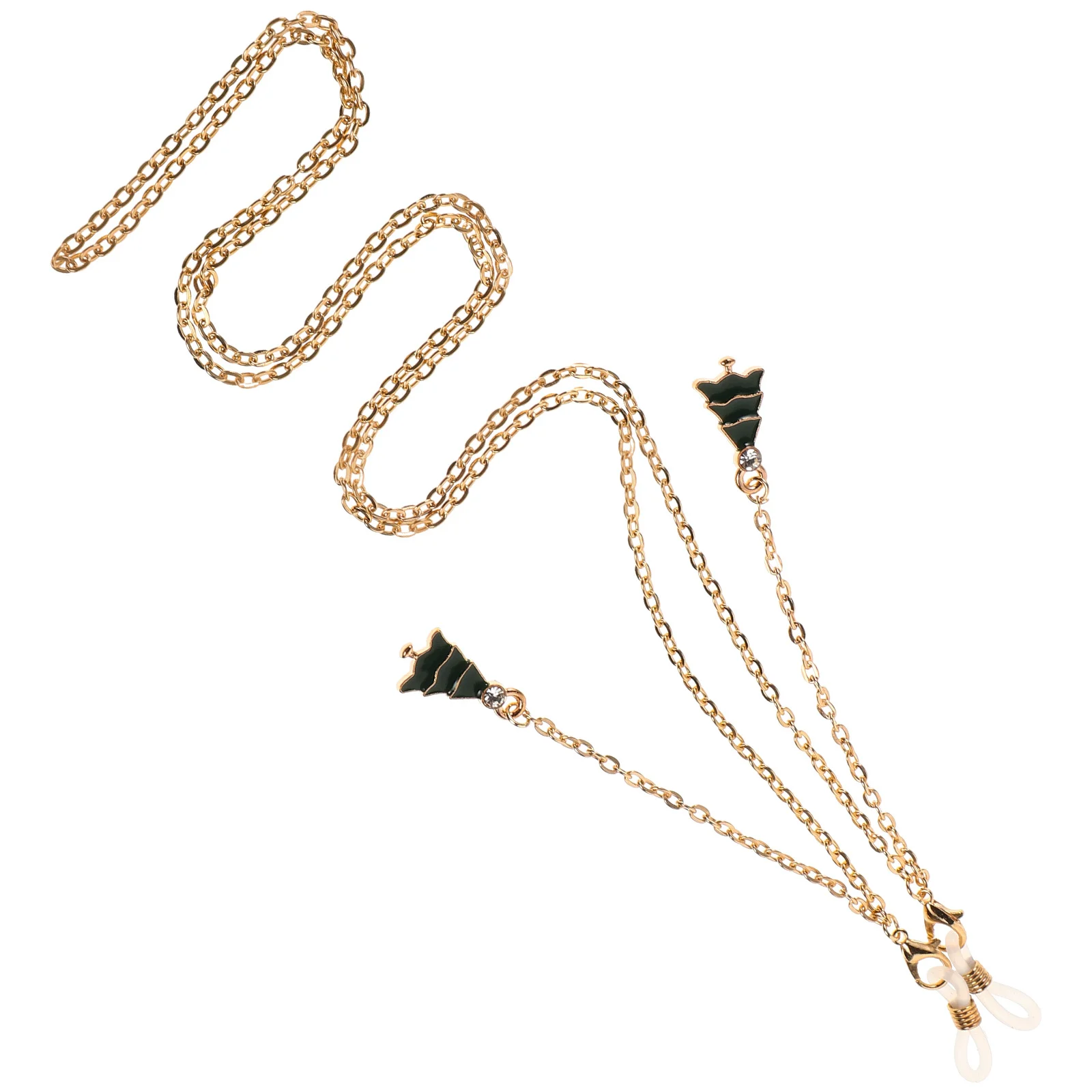 

1Pair Trendy Metal Glasses Chain Prevents Loss Ideal for Office Study Travel Festive Eyewear Accessory Eye Glass Chains Women