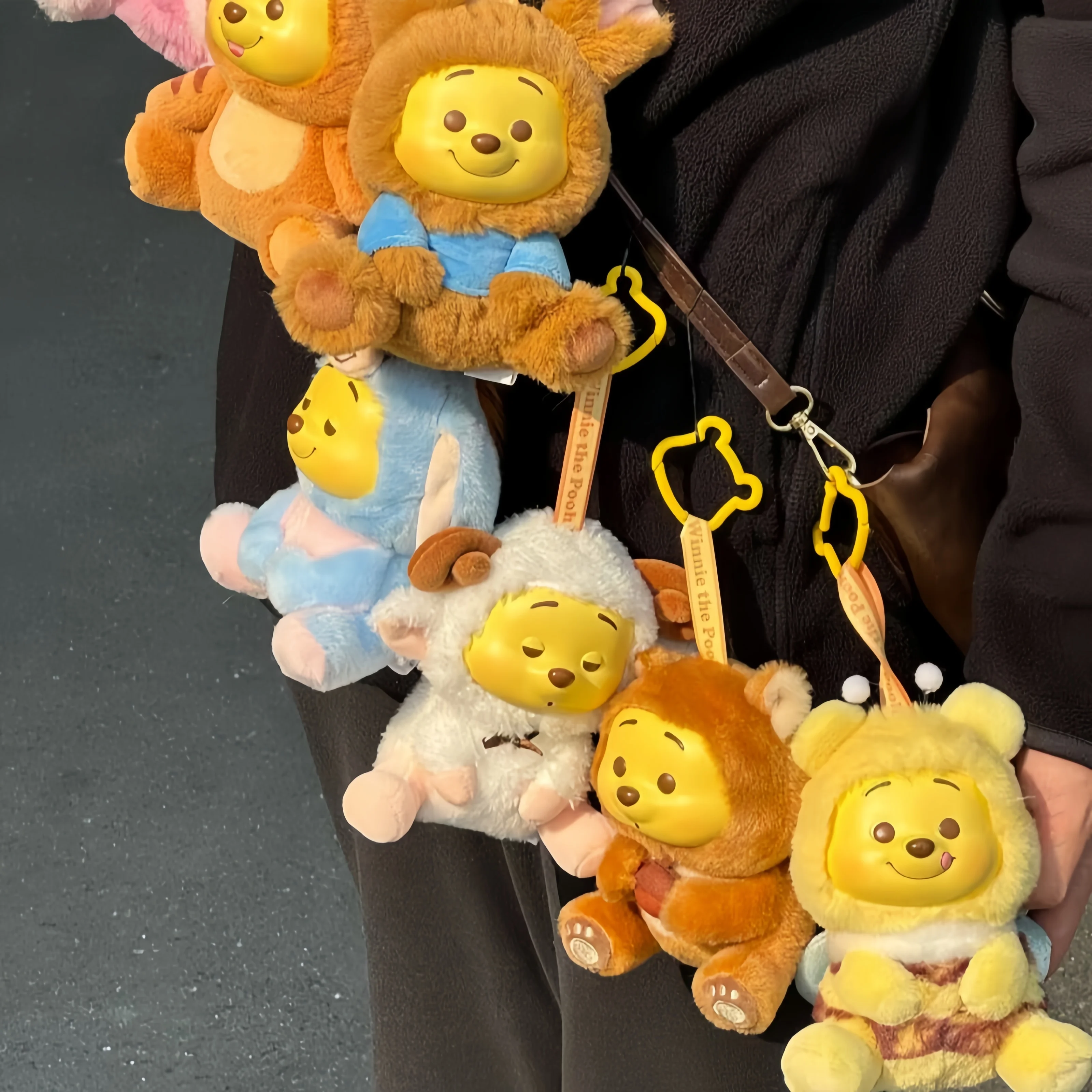 

Original Disney Pooh Bear Pendant Blind Box Series Naughty Party Vinyl Children'S Toy Cute Model Birthday Gift Ornament Collect