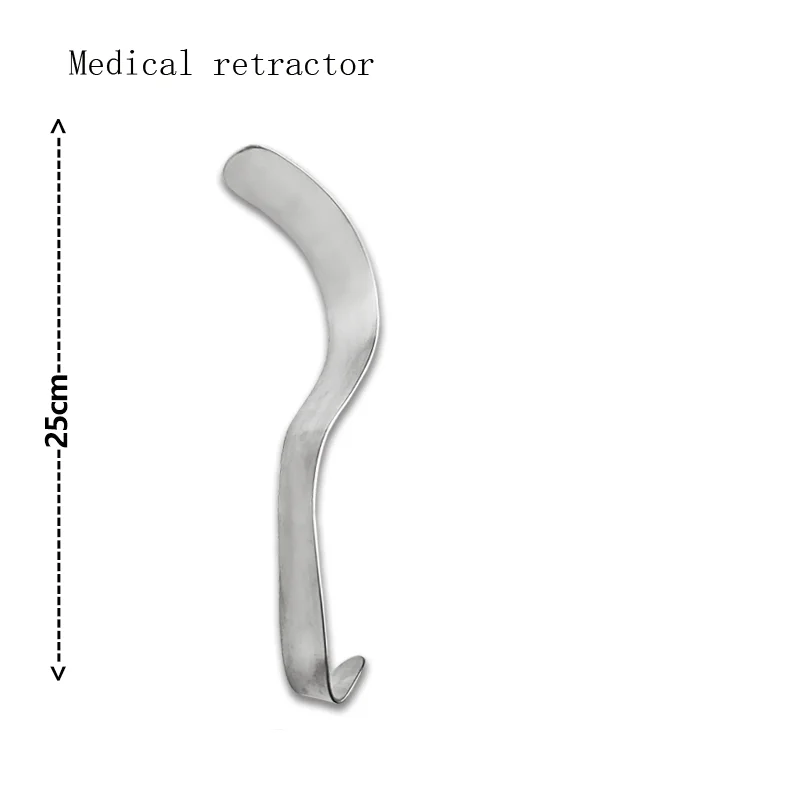 Abdom-retractor abdominal de acero inoxidable médico, instrumento quirúrgico grande de adhesión, tipo SS