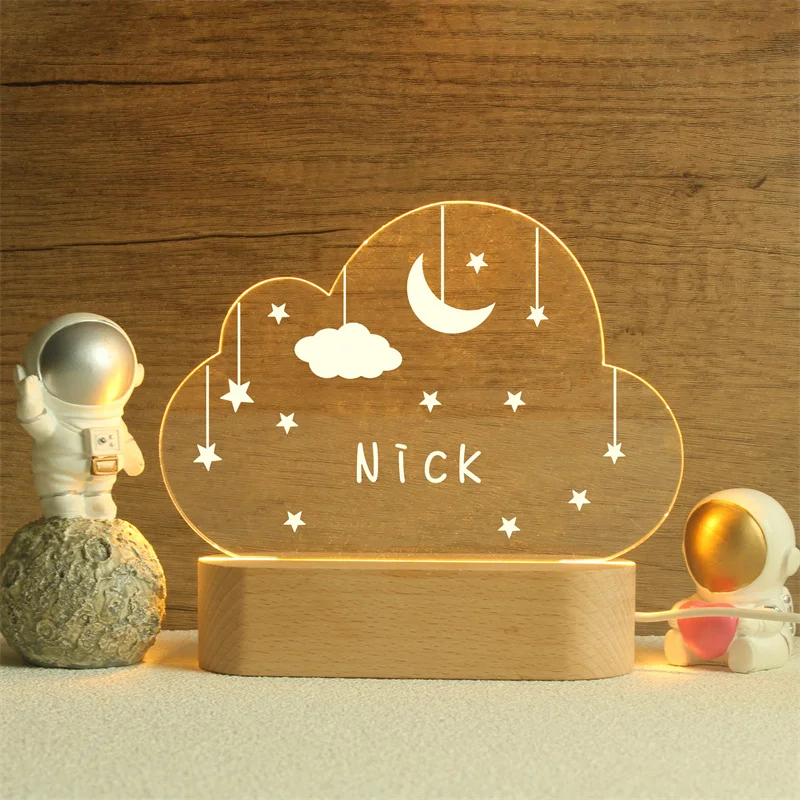 Custom Name Night Light,Personalized Gift for Baby,Baby Night Light,Baby Gift,Personalized Gift for Kids,Kids Room Decor