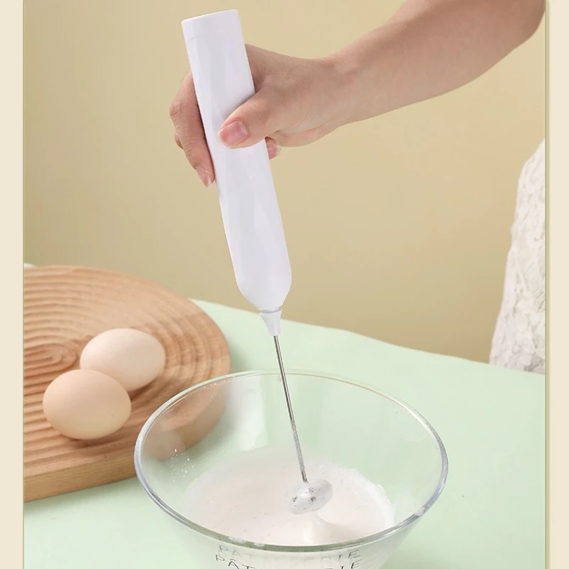 2 in 1 Electric Mixer Cappuccino Foam Milk Frothers USB Charging Egg Beater Stainless Blender Coffee Maker for Kitchen Gadget