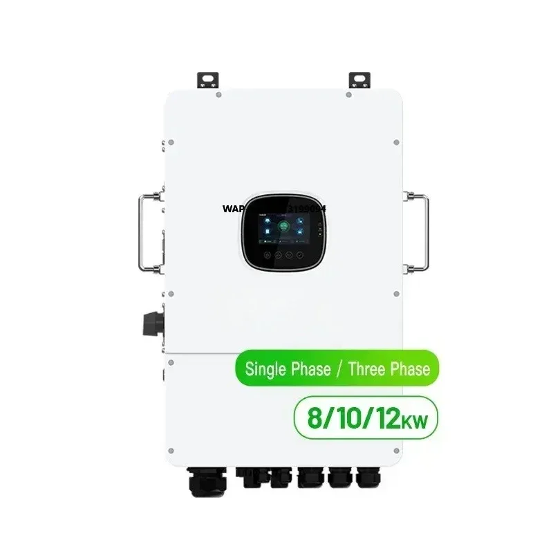 European Union Single Phase 48V 8KW 10KW 12KW Solar Inverter Dual MPPT Hybrid Solar Inverter