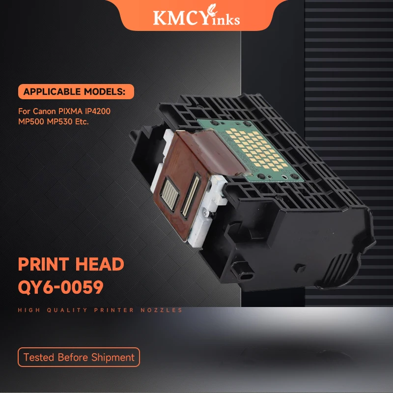 

KMCYinks Print Head QY6-0059 QY60059 QY6 0059 QY6-0059-000 Fits For Canon iP4200 MP500 MP530 Printer Parts 0059