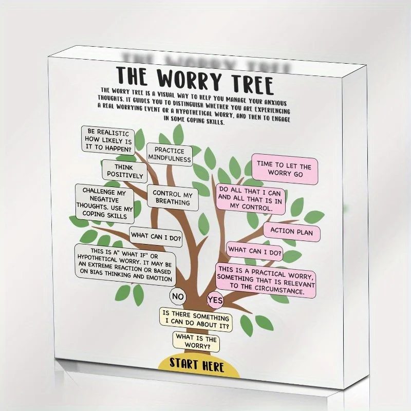 Inspirational Office Sign - Mental Health & Positivity Gift for Coworkers