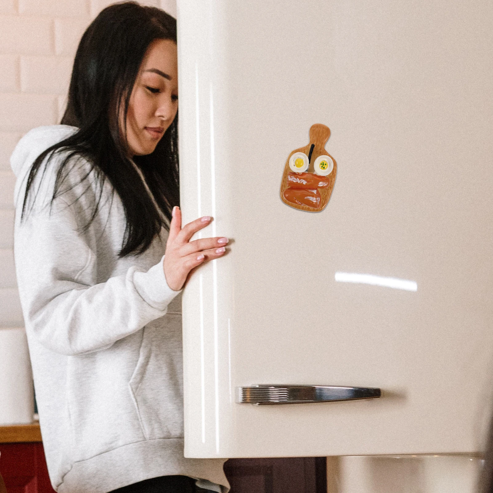 

3D Food Refrigerator Magnet Cartoon Shape Creative Fridge Accessory Decoration Fridge Magnet 3D Refrigerator Decor