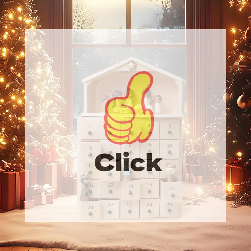 

The Rescuer – Nativity Advent Calendar | 25-Drawer Wooden Chest, 30-Piece Keepsake Figurine Set For Kids & Family