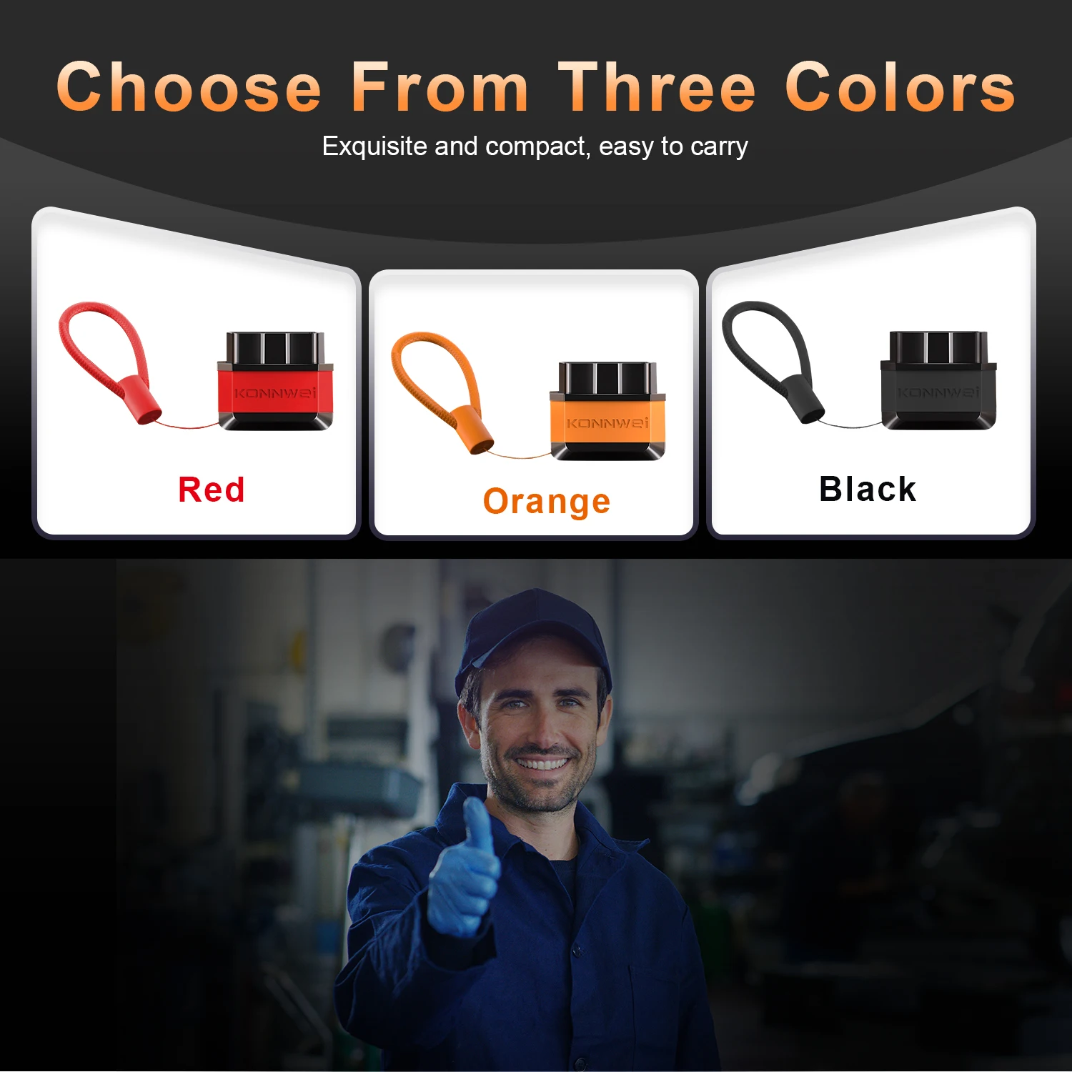 2026 KONNWEI KW905 ELM327 Obd2 الماسح الضوئي بلوتوث 5.0 أداة الماسح الضوئي لأخطأ المحرك