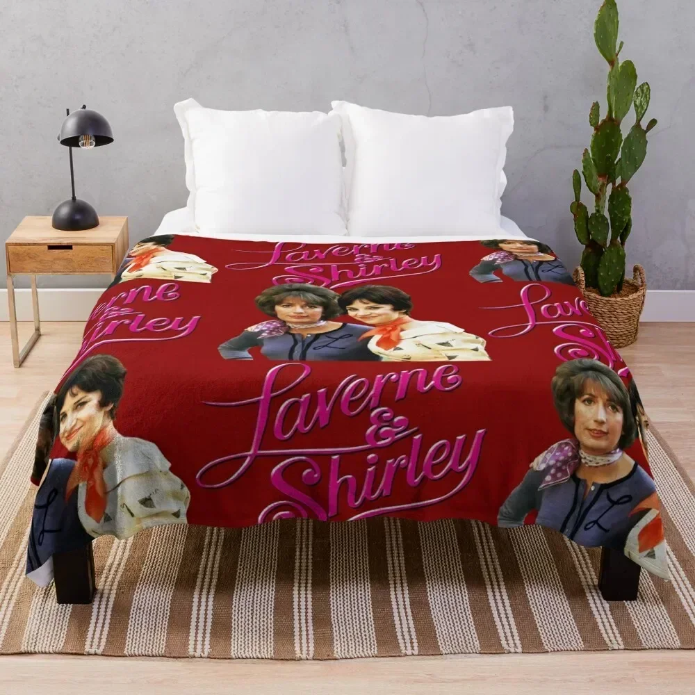 

Our Way Throwback Laverne and Shirley tribute Throw Blanket Soft Solid Color Blanket for Couch Bed