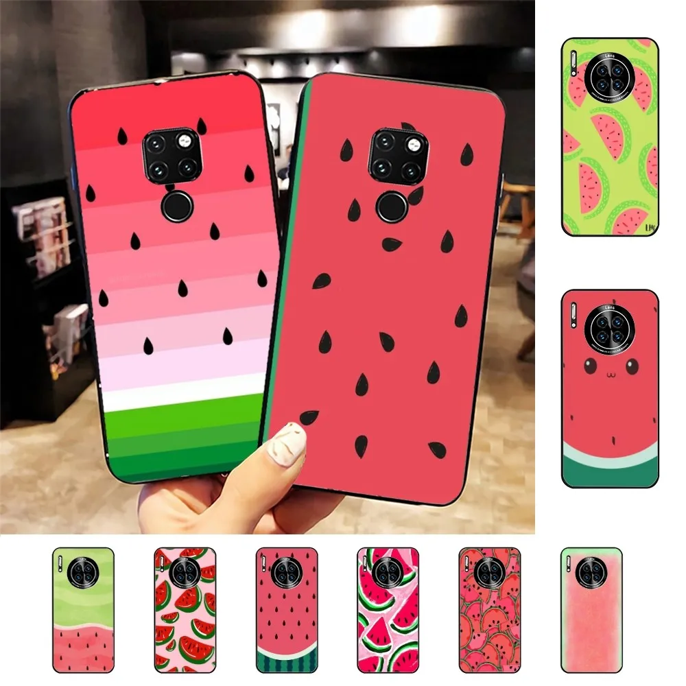 Summer Cartoon Watermelon Phone Case For Huawei Mate 10 20 30 40 50 lite pro Nova 3 3i 5 6 SE 7 pro 7SE