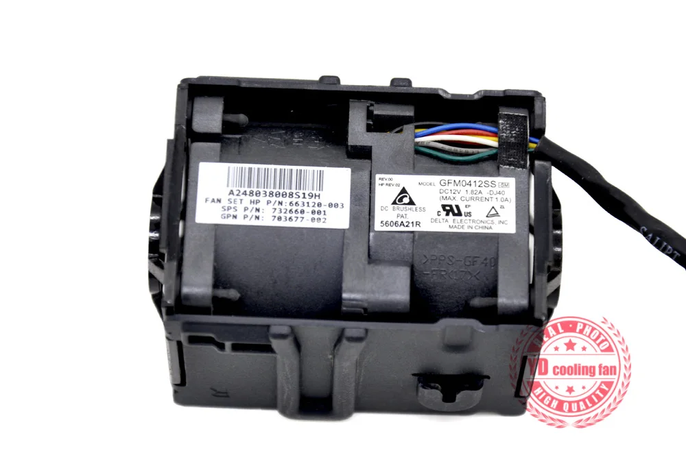 لمروحة تبريد الخادم HP DL160 G8 663120 -002 732660 -001 703677 -002 دلتا GFM0412SS