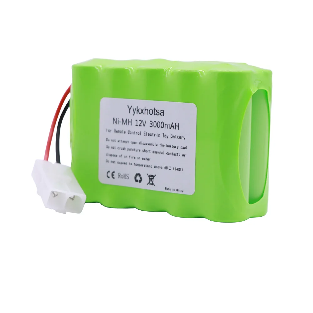 High Capacity Double-deck 12V 3000mAh NI-MH battery with USB charger 10x AA Ni-MH Battery for RC electric toy RC cars truck boat