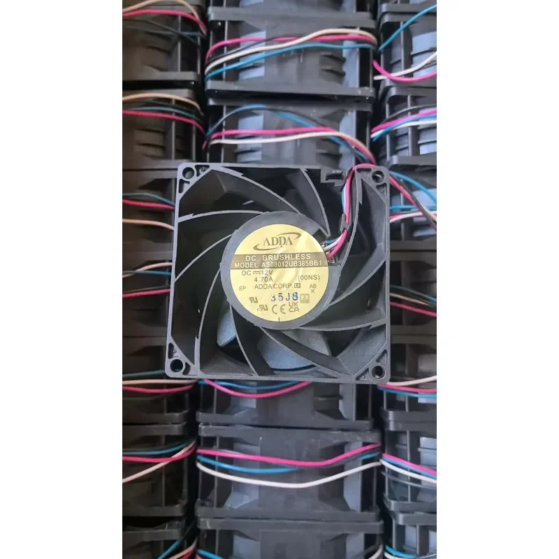 for Taiwan Xiexi ADDA AS0812UB385BB1 Original Genuine Cooling Fan High Quality Replacement Part for Computer Server