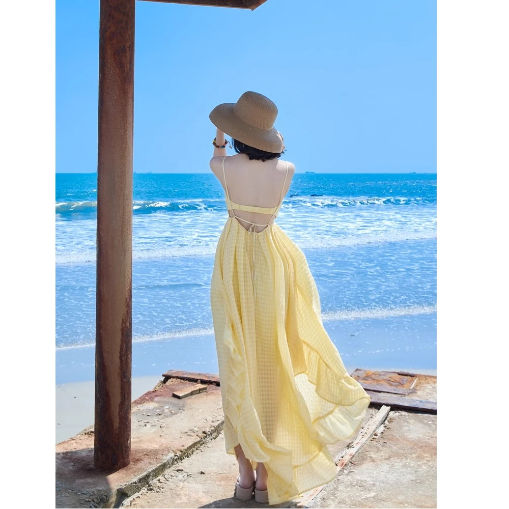 Vestidos sem mangas das mulheres nova primavera puff manga meia manga lanterna batwing mangas volume deslocamento design único chique