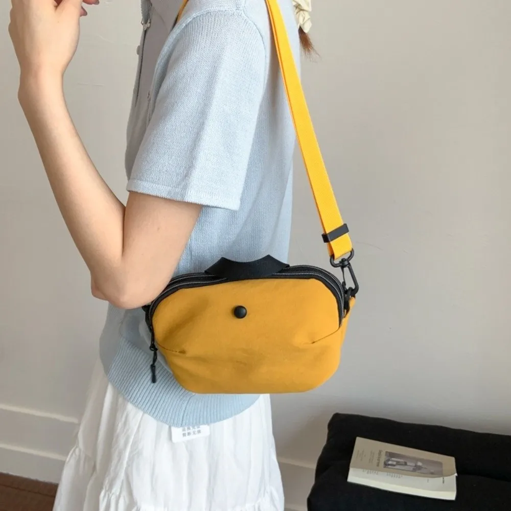 

Solid Color Leight Weight Shoulder Bag Simple Adjustable Strap Leisure Crossbody Bag Large Capacity Casual Women's Handbags