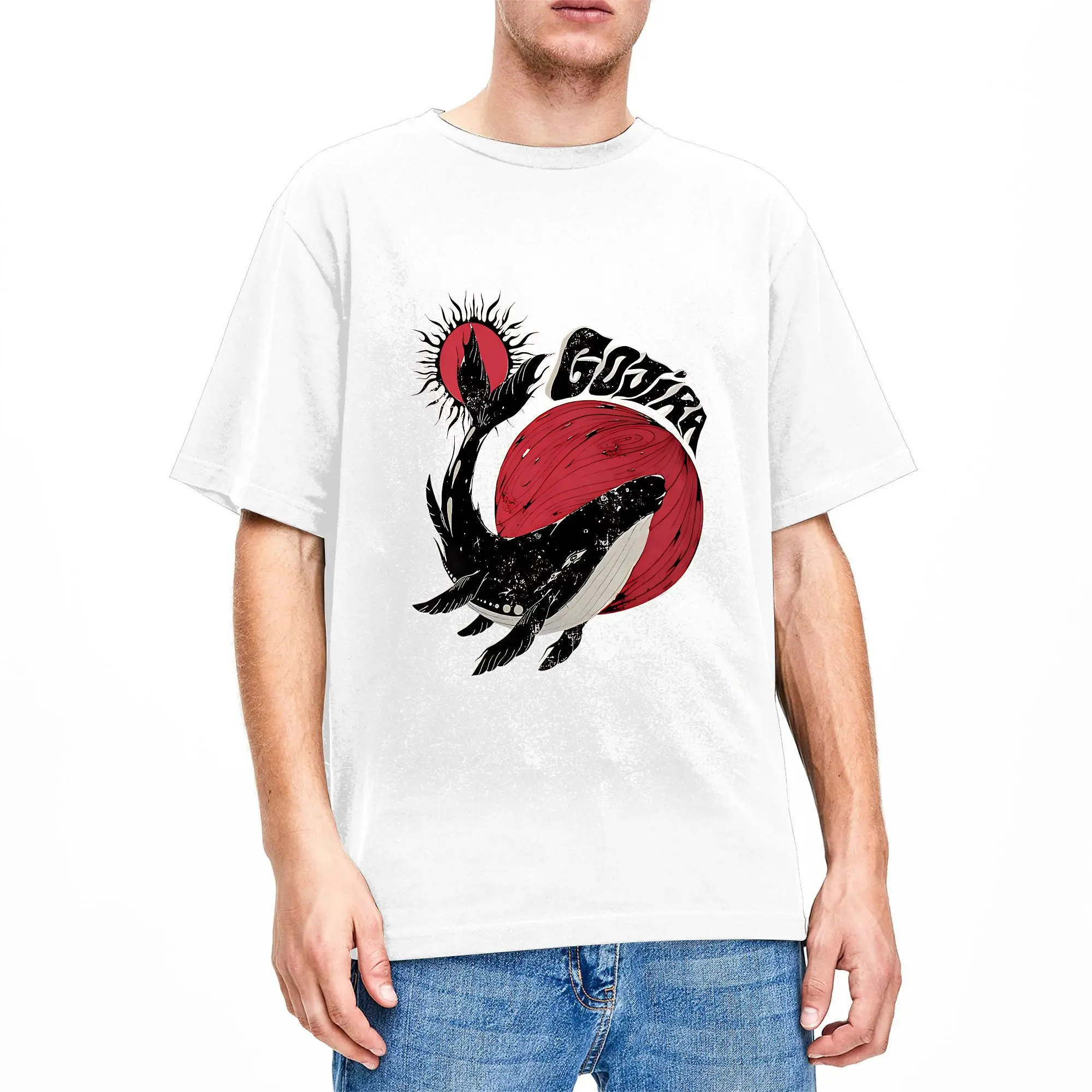 Funny Rock Band G-Gojiras Tour T-Shirts Men Round Neck Cotton T Shirt  Short Sleeve Tees Plus Size Tops
