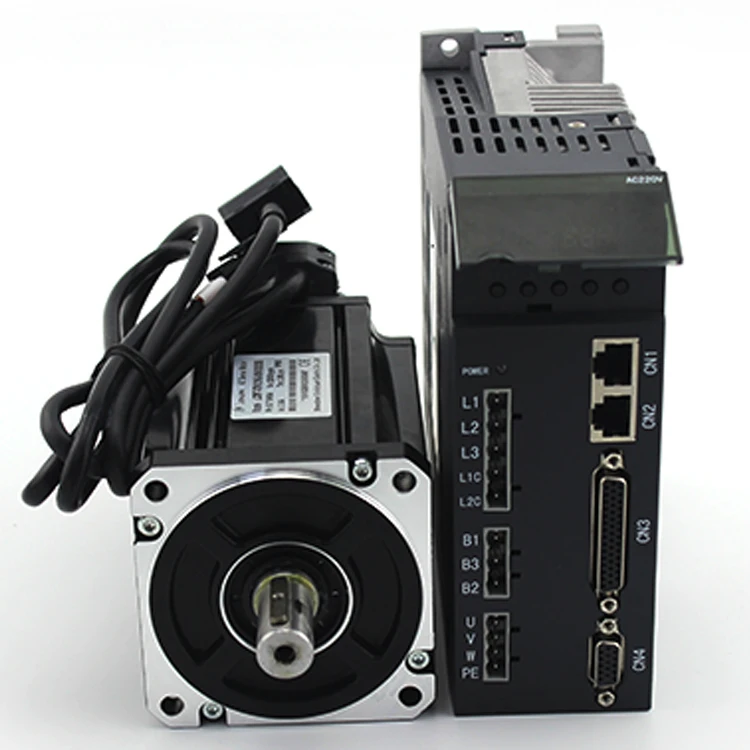 80ST-04025 4N.M 1KW AC 220v Servo Motor Kit For Cnc Milling Machine