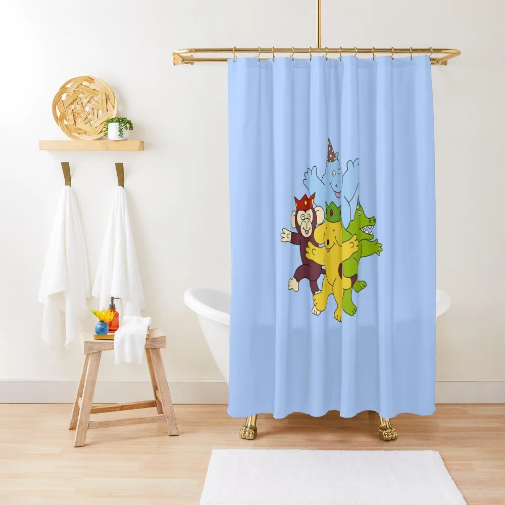 Spot the dog and friends Shower Curtain Luxury Bathroom Anime Bathroom Curtain