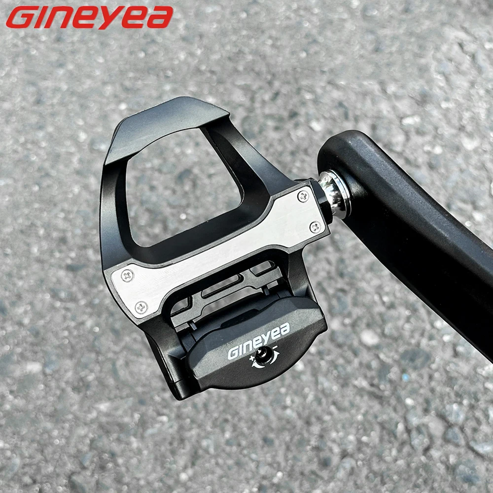 Gineyea Self-locking Bicycle Pedals SPD-SL Road Bike Waterproof Dustproof Pedal with SM-SH11 Cleats Cycling Parts