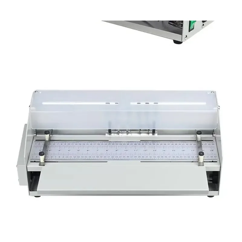 Motorized 220V Electric Creasing Machine Book Spine Photo Album Binding Dotted/Dashed Lines Self-Adhesive Automatic