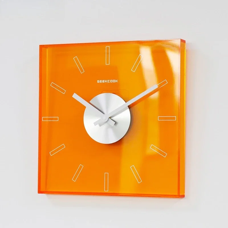 Modern Interior Wall Clock Bedroom Round Living Room Office Wall Clock Clockwork Digital Dekoracje Do Pokoju Home Decoration