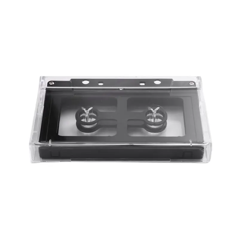 Carcasa de plástico para casetes de audio FEDI, diseño abierto para almacenamiento de cintas de rollo a rollo DIY