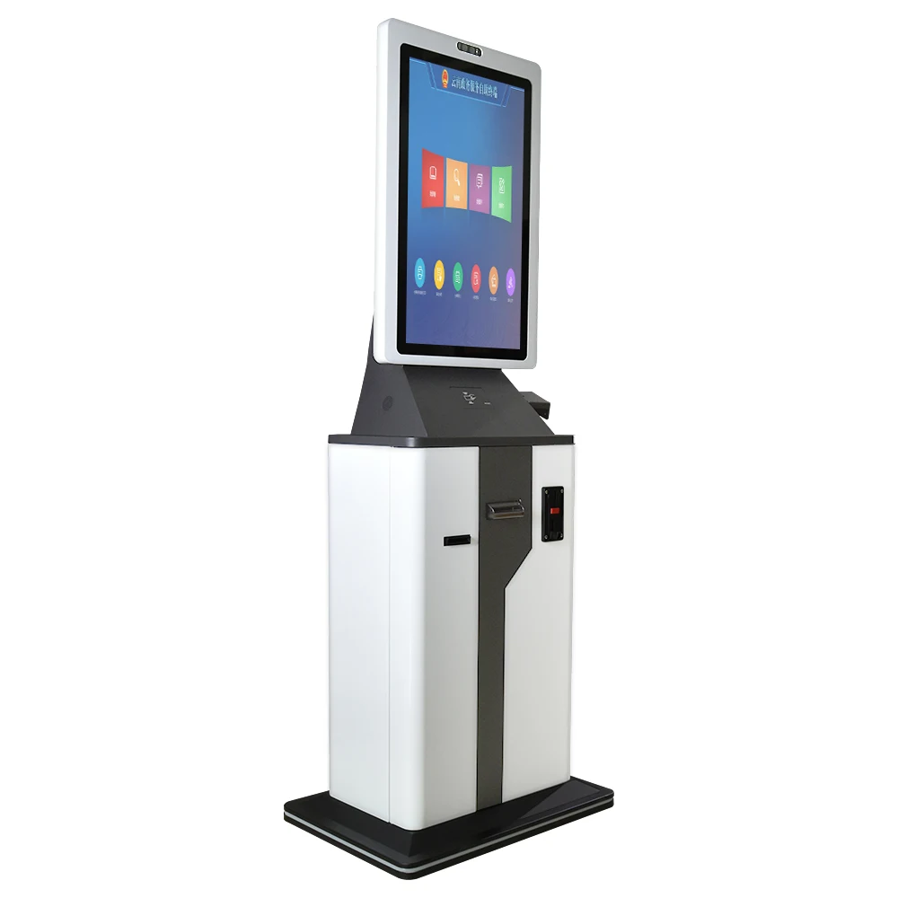 Parking Lot Entrance Entry Ticket Machine Queue Management Kiosk Ticket Machine For Games Parking Payment Machine Stand Kiosk